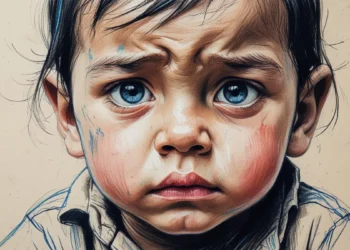 Stressed Child Graphic Sketch - Meducate