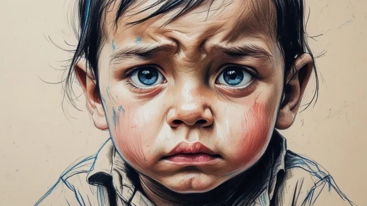 How to Help an Emotionally Distressed Child: A Parent's Guide 1 Stressed Child Graphic Sketch - Meducate