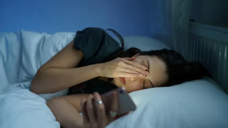 Can 4 Hours of Sleep Really Kill You 1 In Bed On Phone Tired