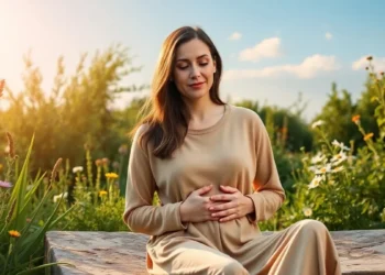 Indigestion Woman In. Park