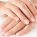 Your Fingernails Are Speaking - Are You Listening ? 9 Female Hands Close Up Crossed On White Towel