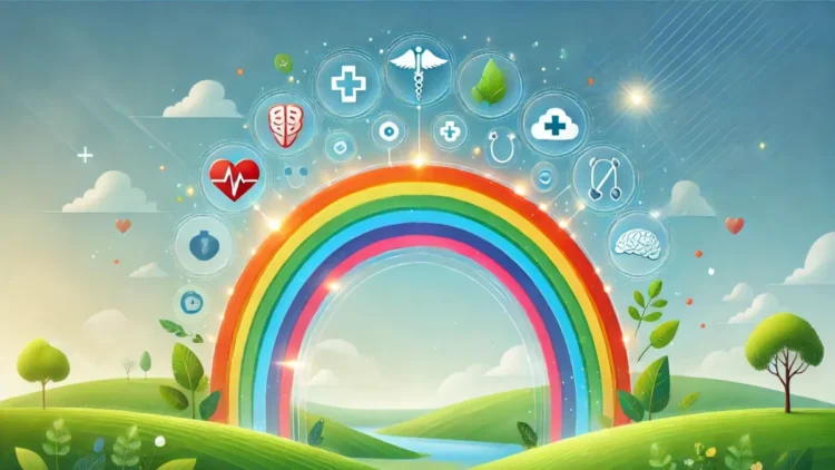 The Science of Colours How They Impact Your Health and Well-Being 1 Rainbow And Medical Icons
