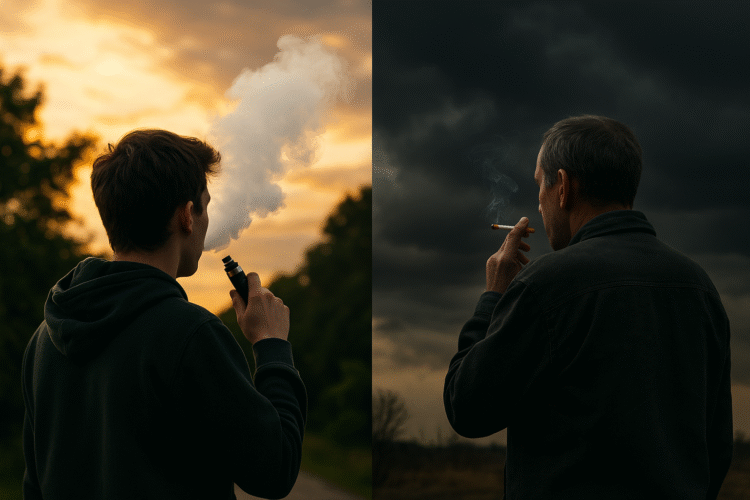 Vaping vs Smoking Risks 1 Vaping Vs Smoking